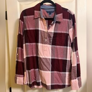 Tommy Hilfiger Pink and Purple Blouse